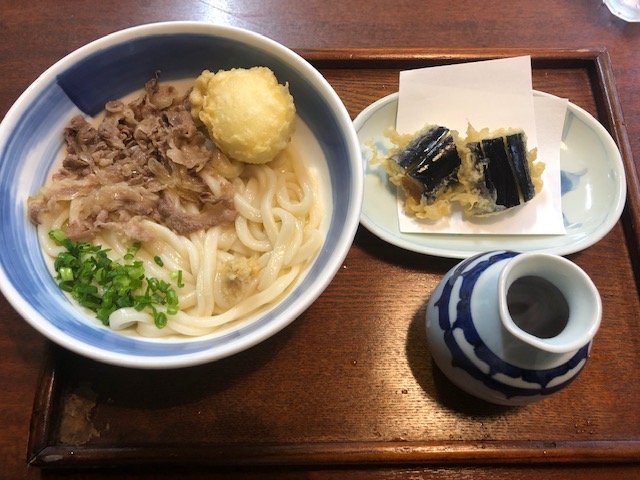 肉玉ぶっかけうどん（温）